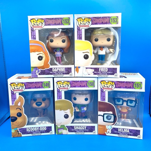 Funko Other - Funko Pop! Scooby-Doo: Shaggy Scooby-Doo Velma Daphne Fred #149-#153 - Set Of 5